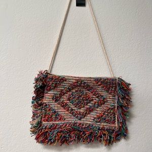 Multicolored crossbody bag